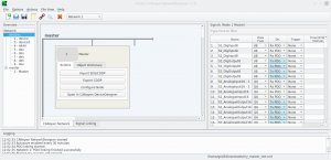 Screenshot emotas CANopen NetworkDesigner